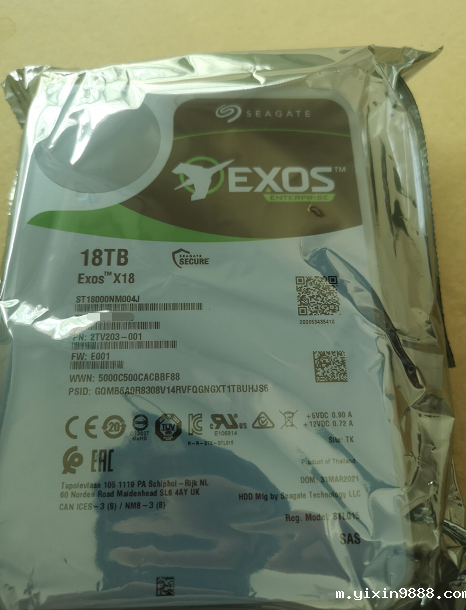 ST18000NM000J希捷18T SATA企业级硬盘