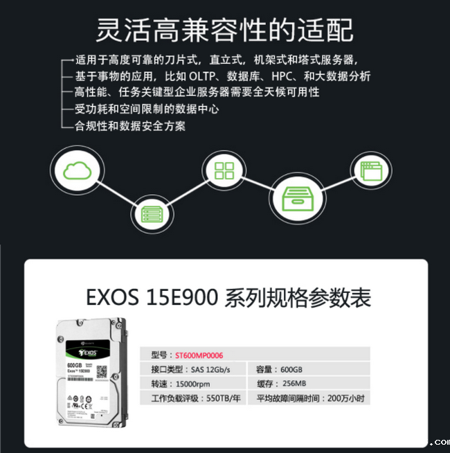 希捷ST600MP0006 600G 2.5英寸15K转企业级硬盘